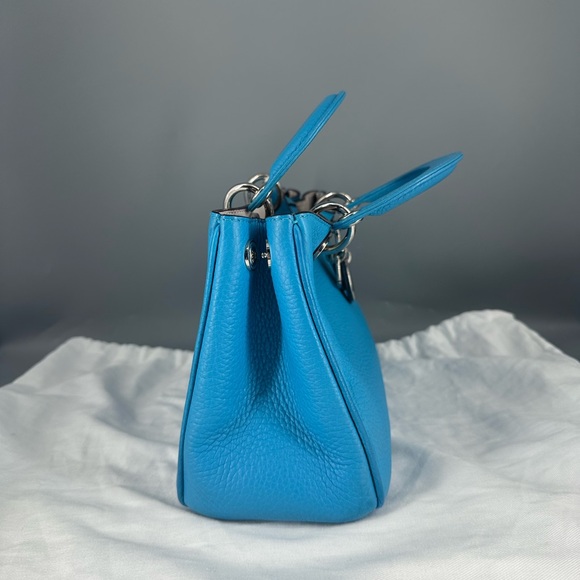 Dior Blue Leather Handbag - Picture 7 of 14